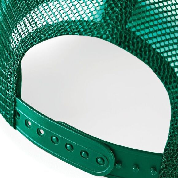 Beechfield Mens Half Mesh Trucker Cap/Headwear (Pack of 2) / Bottle Green/Bottle - Picture 3 of 3